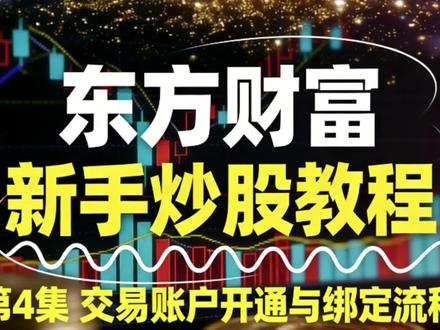 第 4 集 | 交易账户开通与绑定流程 软件会用了,行情也能看了,接下来就是开通交易账户!今天教大家零门槛开通证券账户,绑定东方财富软件,一步到位能交易#A股 #东方财富
下一集我们讲软件个性化设置,让看盘更顺手!