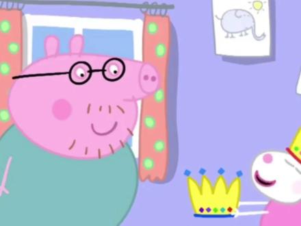 猪爸爸假装可以看到狮子里奥先生🤣🥲#小猪佩奇 #小猪佩奇简笔画 #看动画学画画 #简笔画