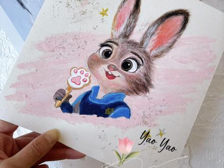 疯狂动物城朱迪兔绘画教程 不会画了,越画越丑,就这样吧😂
油画棒安小鲸全色系
纸珠光云母熟宣卡纸400克软卡
素材源自网络
#艺术在抖音 #画出你的动物城朋友 #跟我学画画 #油画棒教程 #零基础学画画