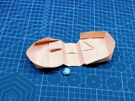 手指乒乓球,一个人玩,双人对战都可以 #折纸教程