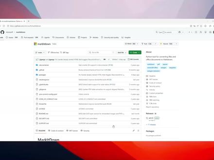 「Github热门项目拆解」第1期,微软团队开源的万能文档转Markdown工具#github #开源项目 #markdown #AI #大模型