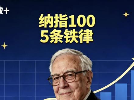 纳指40年,5条铁律#纳斯达克100 #投资规律 #长期主义 #投资有风险理财需谨慎