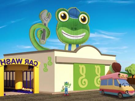 儿童益智早教音乐动画,彩色冰淇淋车来了,竟然还有奇怪的工程车 #儿童动画 #动画 #益智动画 #益智早教