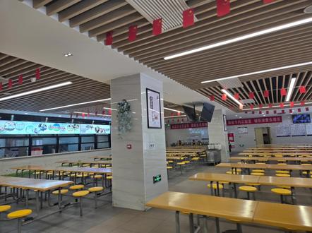体验西青为明学校的学生餐#校园食堂餐厅 #校区食堂