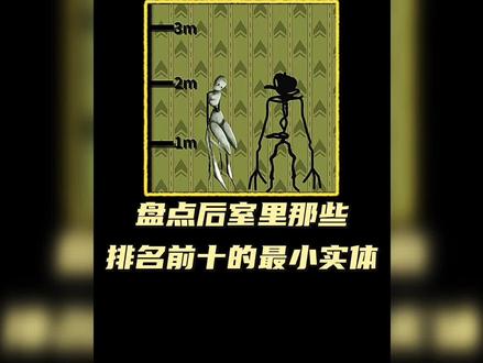 盘点后室里排名前十的小型实体 #原创#热门#后室#backrooms#level
