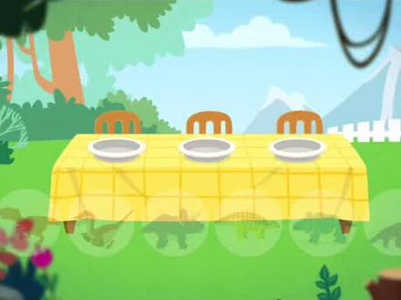 恐龙小游戏,给恐龙喂食