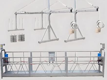 图说隐患:13高处作业吊篮安全钢丝绳重锤安全隐患解析 #吊篮#安全隐患预防