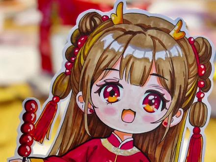 2024龙年元旦联欢会海报,在画啦~准备交作业咯~#五年级上册语文 #元旦联欢会 #元旦联欢会海报 #元旦作业 #龙年