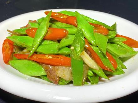 扁豆这样做真的太好吃了,鲜香味美,颜色翠绿,做法简单易学 #扁豆炒肉 #局家常菜 #美食教程