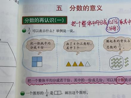北师大版数学五年级上册第五单元分数的意义