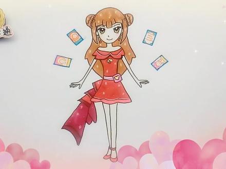 儿童简笔画教程视频之人物篇,叶罗丽战士的齐娜,简单又好看