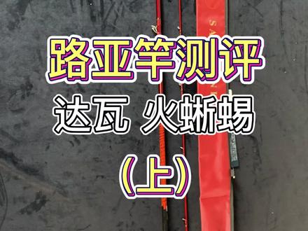 #路亚 #路亚钓鱼 千元路亚竿选进口还是国产?本期测评的是达瓦火蜥蜴路亚竿!