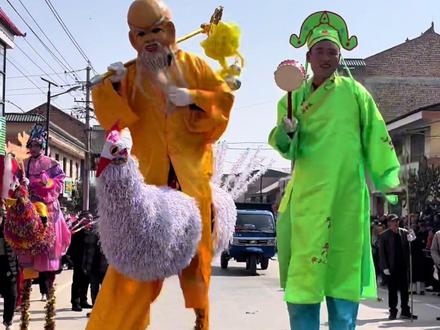 二月二阳王社火#二月二龙抬头 #阳王 #阳王社火 #山西社火