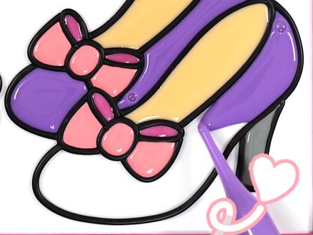 灰姑凉的水晶鞋#画画 #儿童画 #减压#绘画手工@抖音青少年