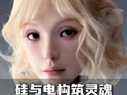 硅与电构筑灵魂,人脸机器人的觉醒。#U航 #科技 #人脸机器人 #正能量
