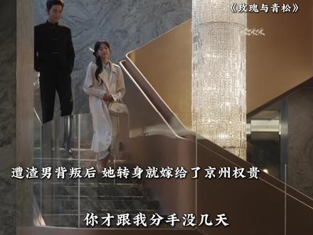 遭渣男背叛后,转身就嫁给了京城权贵#玫瑰与青松 #王晨鹏 #包金妮