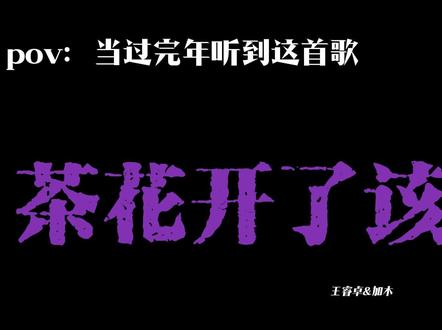 故乡没有春夏秋 只有冬.#茶花开了该回家了 #加木 #说唱