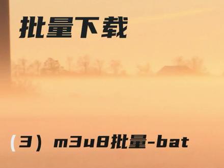 #python爬虫 #m3u8下载工具 #视频下载 希汁酱分享在线网页视频下载教程之m3u8批量批量下载技巧之bat文件批量下载