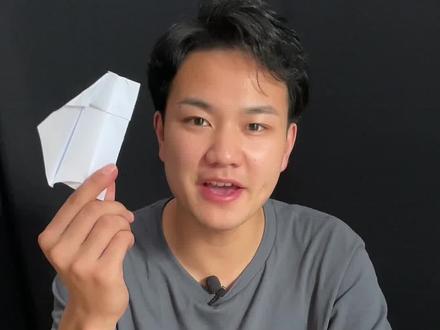 蝙蝠侠的飞机,原来这么简单,你学会了么?#测评 #纸飞机#手工