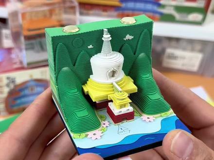 看看今天又解锁哪个北京地标#3d纸雕日历 #纸雕便签 #北京文创