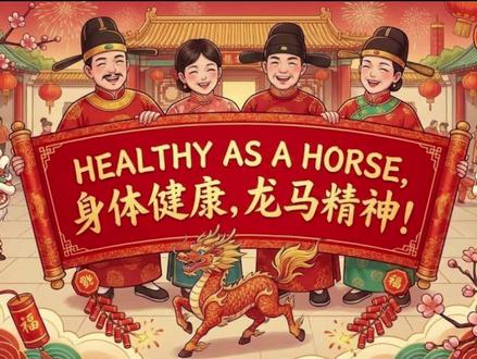 马年限定英语祝福版 #英语学习 #英语短语 #马年大吉 #春节快乐 #知识科普
都是主包编的,大家看个乐呵