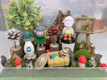 30秒教你自制BOB迷你农场🌾有手就会系列❗️#微缩场景 #盲盒场景 #BOB盲盒