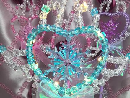 冰雪奇缘,皇冠天使之翼魔法棒视频教程#手工diy #魔法棒