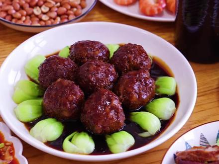 餐桌上少不了的红烧狮子头,也少不了有醴又有面的新春好酒#过年有醴才有面