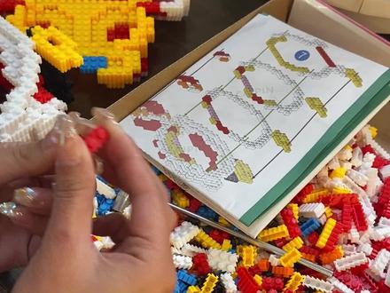 十倍速看小姐姐拼红醒狮皮卡丘#手工制作 #动手能力