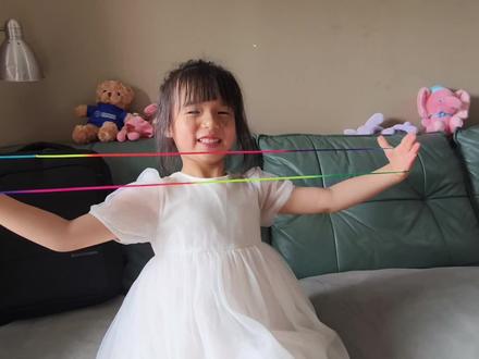 #翻花绳简单教程
#记录点滴
姐妹花翻花绳