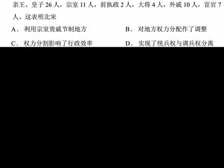 25年很有争议的一道高考历史题, 但如果回归课本的话,还是能轻松秒杀的,考察宋代节度使,咱们一起回顾一下!#高考历史真题 #高考历史 #高中历史怎么学 #家长必看 #高中历史学习方法