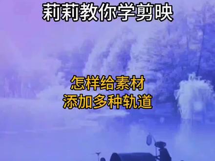 给主轨视频怎样添加多种轨道?你会吗?手把手教会你#剪映教学#抖音基础知识#短视频创业@DOU+小助手 @DOU+上热门