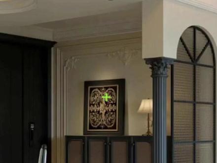 酷家乐:罗马柱玻璃隔断 酷家乐:罗马柱玻璃隔断#酷家乐 #西安装修 #装修设计 #中古风装修 #法式装修