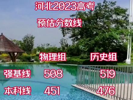 2023年河北预估分数线#高考分数线