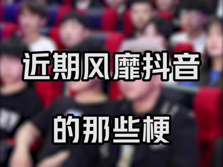 近期风靡抖音的那些梗,你觉得最洗脑的是哪个?