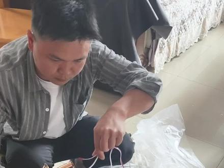 风扇灯安装教程#风扇灯安装#隐形风扇灯