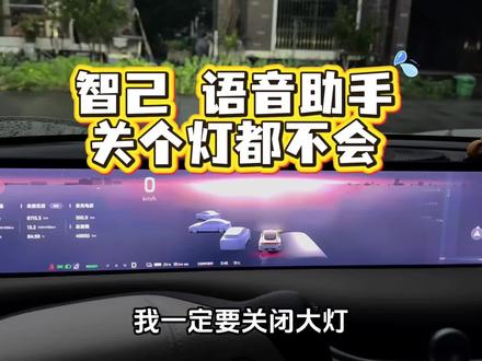 智己语音一点都不智能,D档都关不了灯!#我与汽车的日常 #每天一个用车知识 #智己L6 #领克 #还有这种操作