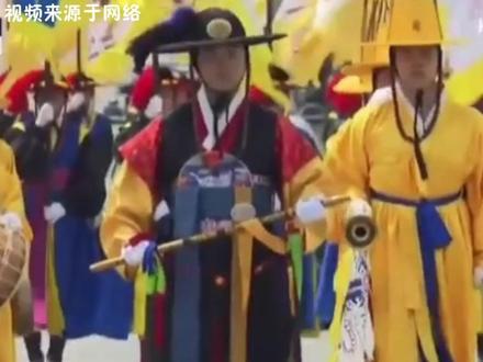 韩国欢迎仪式现场,欢迎高市早苗访韩