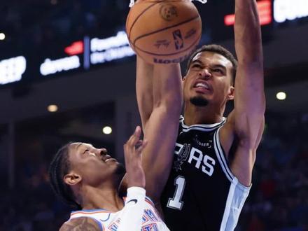 文班亚马统治雷霆 #文班亚马 #nba季后赛 #詹姆斯 #NBA