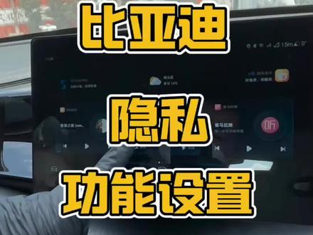 隐私设置你关闭了吗#比亚迪 #比亚迪使用技巧