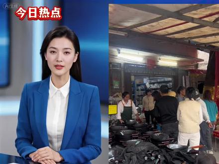 @兜兜姐:阳西日用百货
今日大事件,广东阳西卖生铁锅的兜兜姐彻底火了
#阳西同城#铁锅#生铁锅#铁锅开锅#无涂层不粘锅