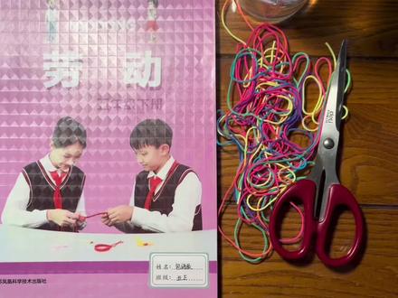 #手工diy 五年级下册劳动课做蛋兜#心灵手巧