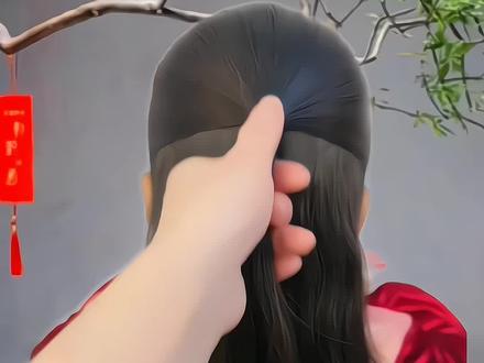 拜年逛街出游都适合的儿童过年发型扎法!#过年发型 #新年发型不重样 #儿童发型