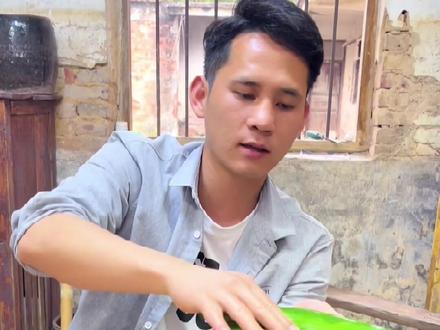按照传统方法做的灰水粽,碱水味很香,是小时候的味道…#我的乡村生活#新农人计划2021 #灰水粽 #碱水粽