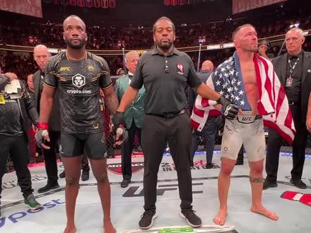 考文顿第五回合发力,但爱德华兹稳稳拿下前四回合!49-46,冠军依旧!#爱德华兹战胜考文顿卫冕 #UFC296