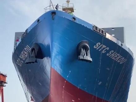 #上热门🔥 船舶下水解析