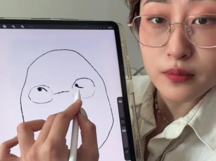 ai教的咋样啊#绘画教程 #豆包ai #自画像 #画画