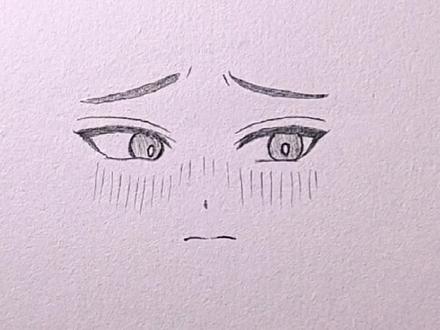 害羞的表情怎么画#简笔画#画画#绘画教程 #画画教程 #跟着抖音学画画#内容启发搜索