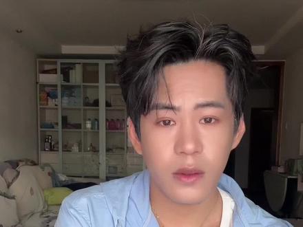 男艺人活动发型教程分享-第三位#王安宇 #发型教程 #男士发型 #男生化妆 #教程来了