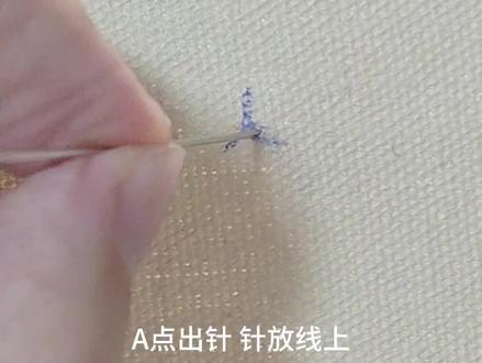卷线绣小花和玫瑰教程 #刺绣 #立体绣 #卷线绣 #刺绣教程 #手工绣花